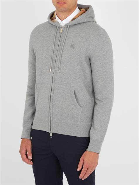 gray burberry|grey Burberry zip up hoodie.